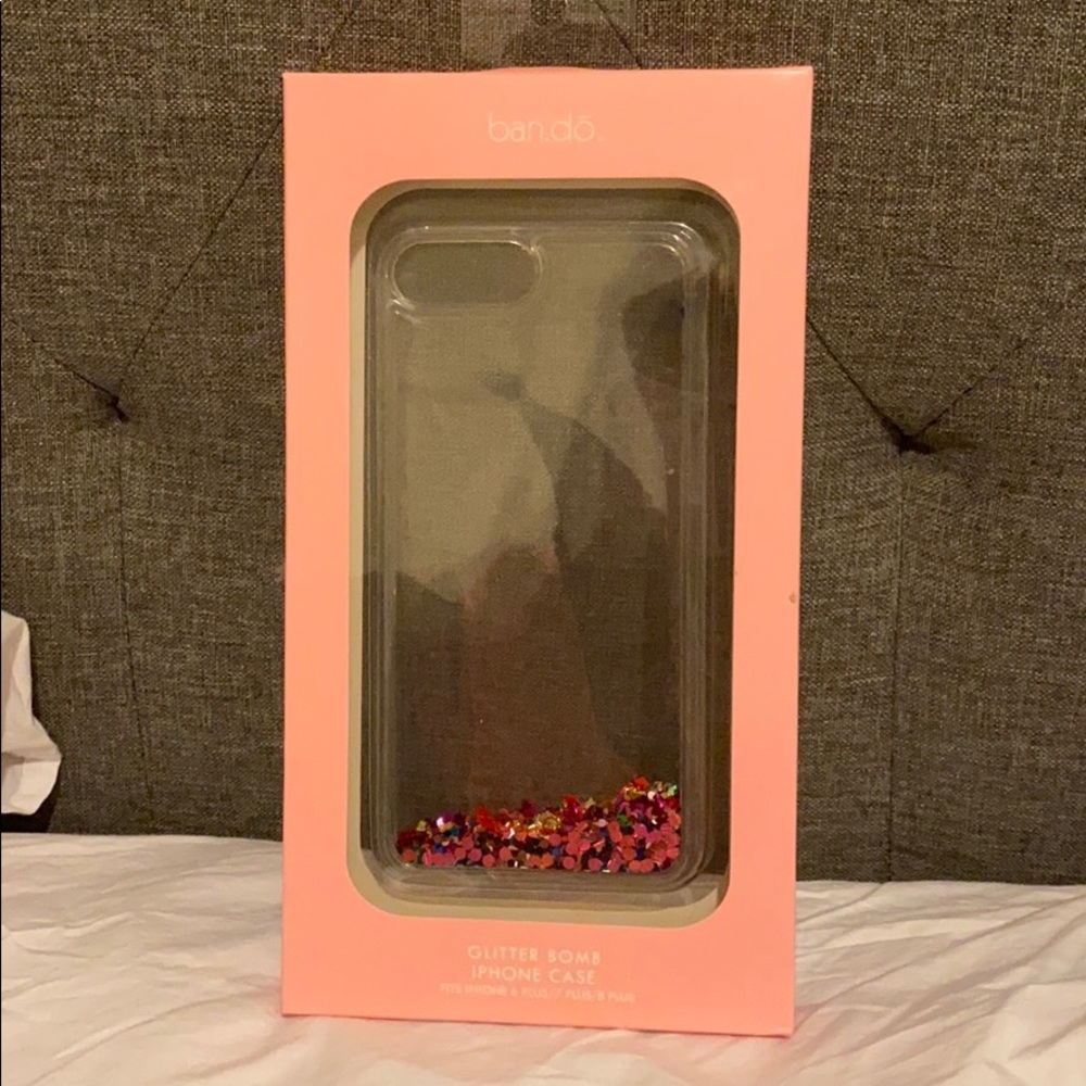 Bando Glitter iPhone 8 Plus case